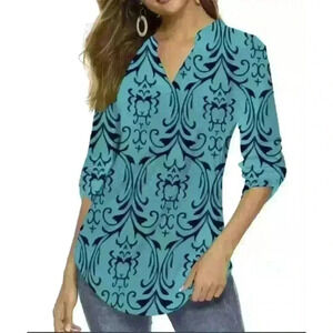 Haute‎ Edition 3/4 Sleeve Tunic Top Size 3X
